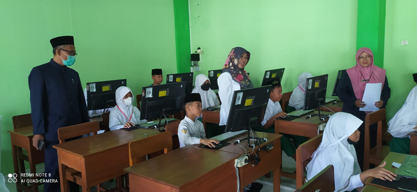 ANBK HARI PERTAMA SESI 1 DAN MONEV ANBK